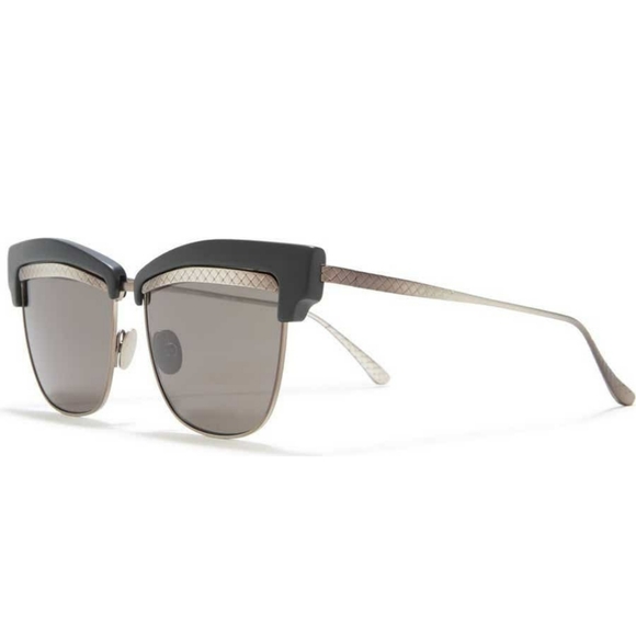 Bottega Veneta Cat Eye Sunglasses BV0075S 0018 - Picture 2 of 7